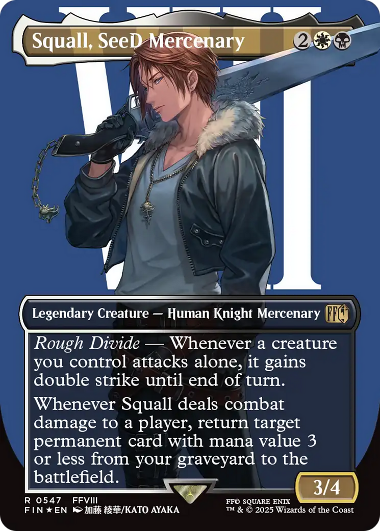 Squall, Mercenário da SeeD / Squall, SeeD Mercenary - Magic: The Gathering - MoxLand