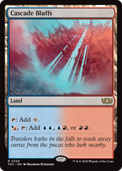 Ribanceiras da Cascata / Cascade Bluffs - Magic: The Gathering - MoxLand