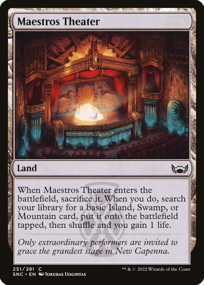 Teatro dos Maestros / Maestros Theater - Magic: The Gathering - MoxLand