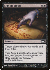 Assinar com Sangue / Sign in Blood - Magic: The Gathering - MoxLand