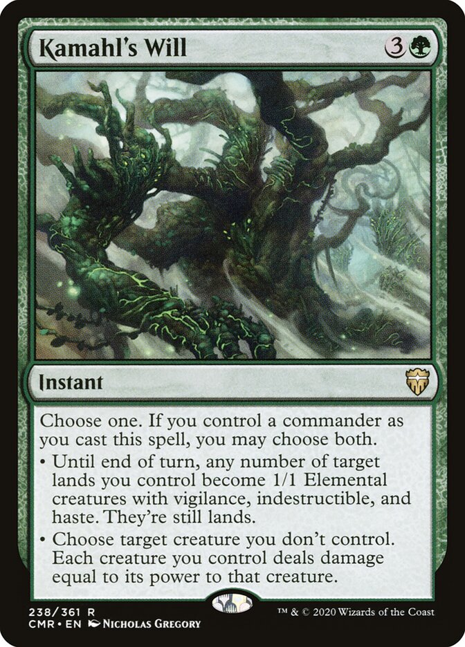 Vontade de Kamahl / Kamahl's Will - Magic: The Gathering - MoxLand
