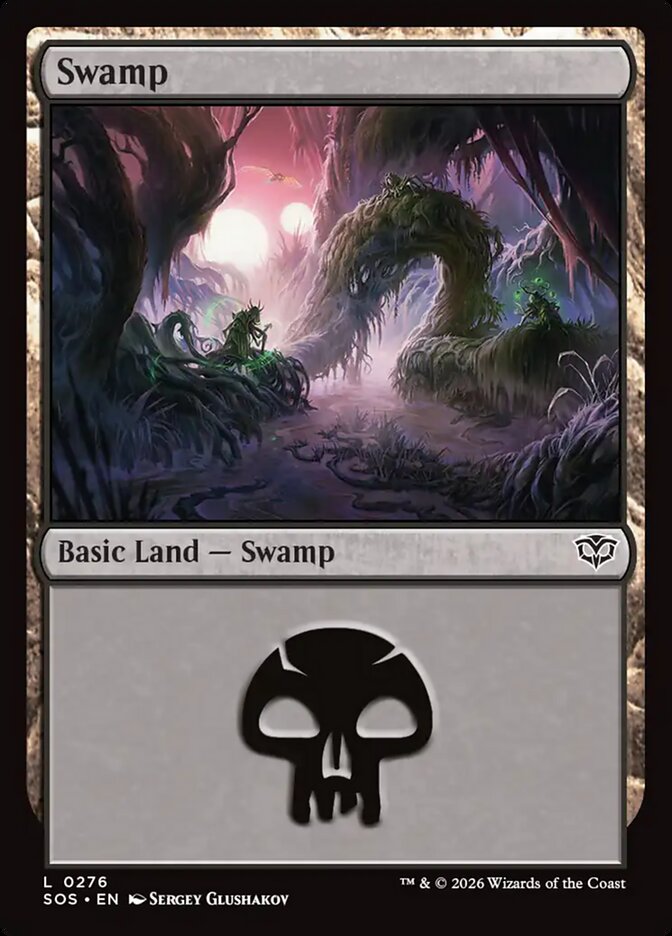 Pântano / Swamp - Magic: The Gathering - MoxLand