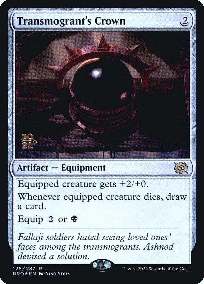 Coroa do Transmutado / Transmogrant's Crown - Magic: The Gathering - MoxLand