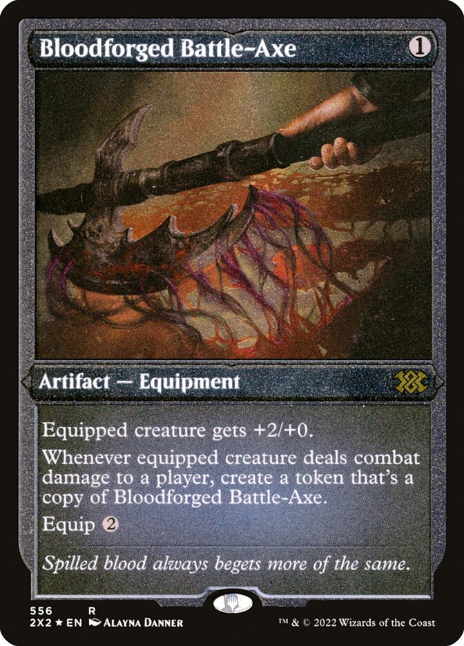 Machado Forjado em Sangue / Bloodforged Battle-Axe - Magic: The Gathering - MoxLand