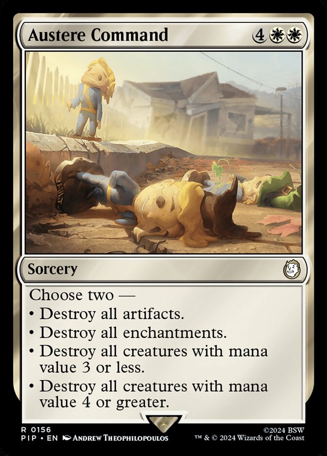 Comando Austero / Austere Command - Magic: The Gathering - MoxLand