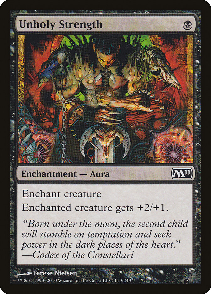 Força Profana / Unholy Strength - Magic: The Gathering - MoxLand