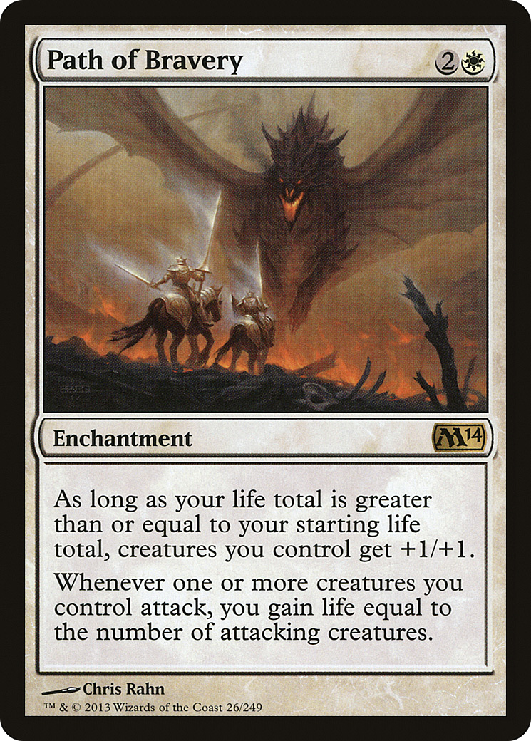 Caminho da Bravura / Path of Bravery - Magic: The Gathering - MoxLand