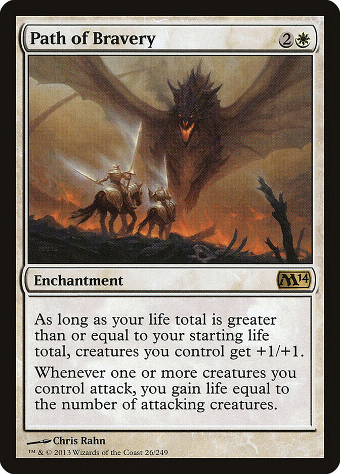 Caminho da Bravura / Path of Bravery - Magic: The Gathering - MoxLand