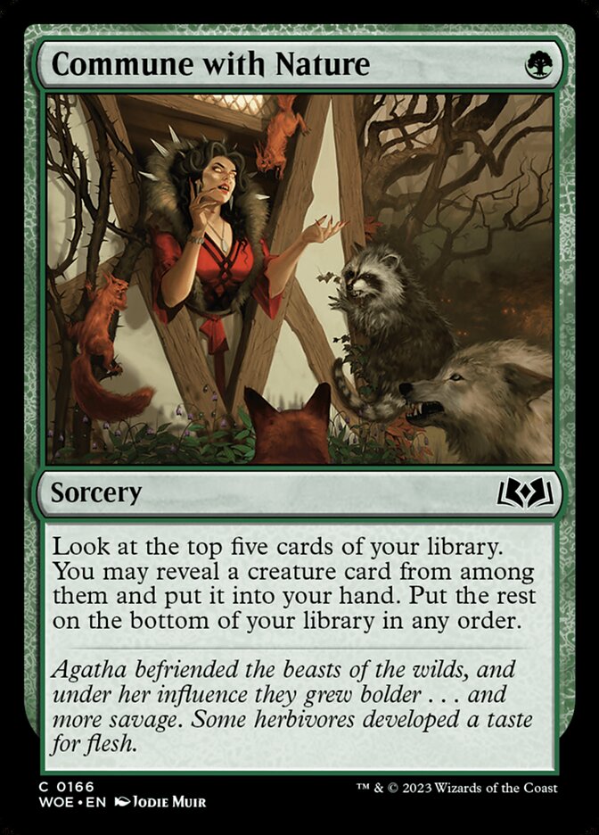Comungar com a Natureza / Commune with Nature - Magic: The Gathering - MoxLand