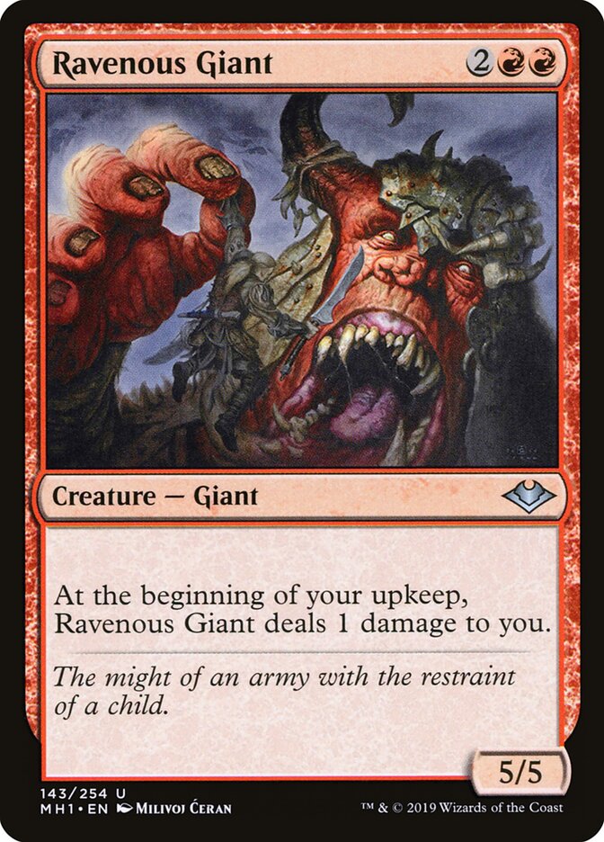 Gigante Voraz / Ravenous Giant - Magic: The Gathering - MoxLand