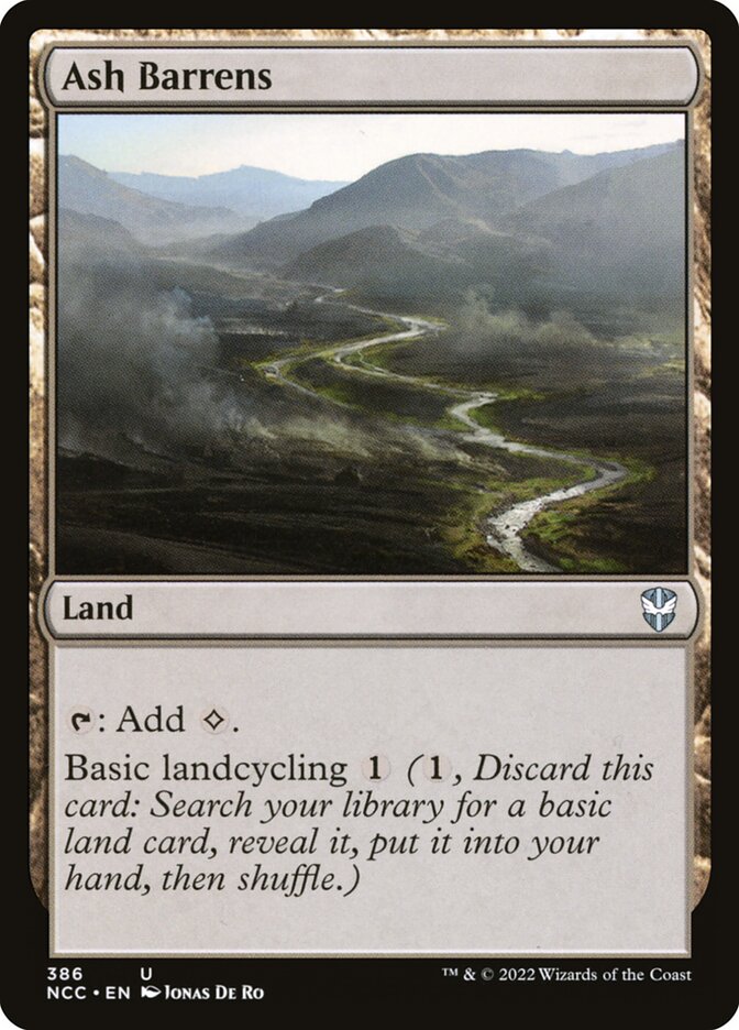 Desolação Fumegante / Ash Barrens - Magic: The Gathering - MoxLand