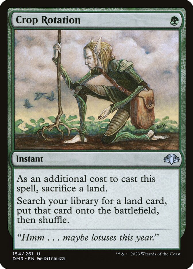 Rotação de Culturas / Crop Rotation - Magic: The Gathering - MoxLand