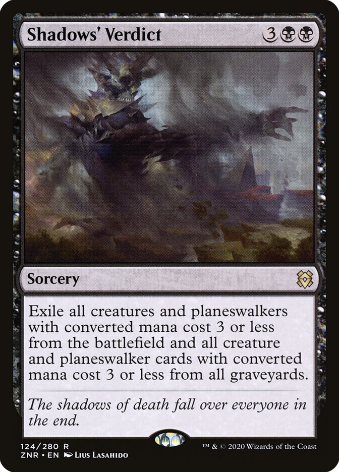 Veredito das Sombras / Shadows' Verdict - Magic: The Gathering - MoxLand