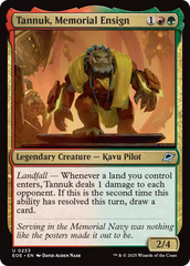 Tannuk, Guarda Marinha do Memorial / Tannuk, Memorial Ensign - Magic: The Gathering - MoxLand