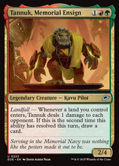 Tannuk, Guarda Marinha do Memorial / Tannuk, Memorial Ensign - Magic: The Gathering - MoxLand