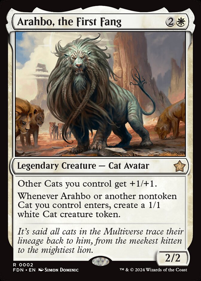 Arahbo, a Primeira Presa / Arahbo, the First Fang - Magic: The Gathering - MoxLand