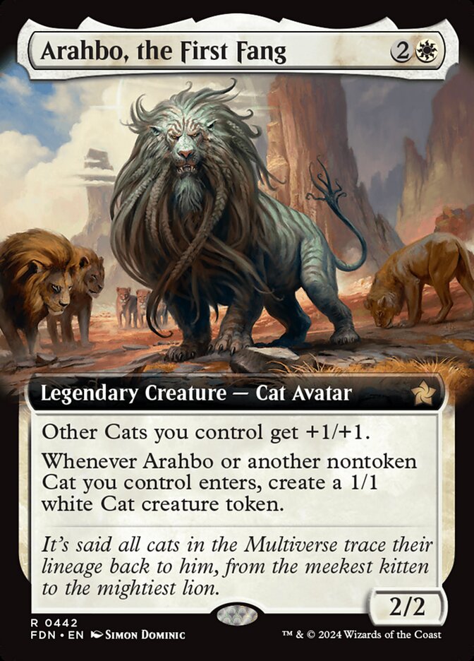 Arahbo, a Primeira Presa / Arahbo, the First Fang - Magic: The Gathering - MoxLand