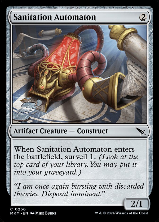 Autômato da Limpeza / Sanitation Automaton - Magic: The Gathering - MoxLand