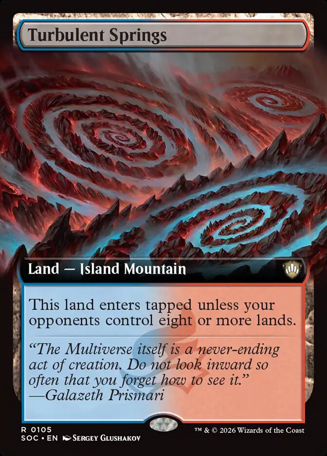 Turbulent Springs - Magic: The Gathering - MoxLand