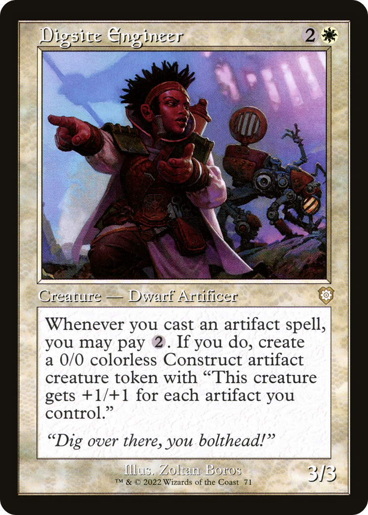 Engenheira do Sítio de Escavação / Digsite Engineer - Magic: The Gathering - MoxLand