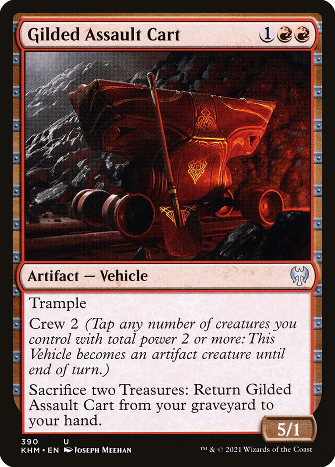 Carrinho de Ataque Dourado / Gilded Assault Cart - Magic: The Gathering - MoxLand