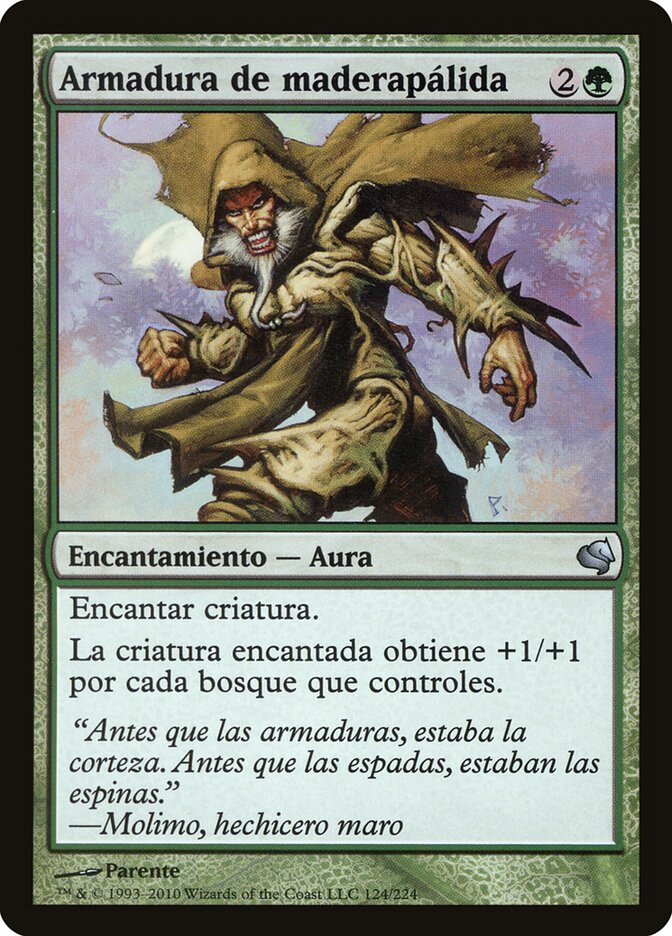 Armadura de Blanchwood / Blanchwood Armor - Magic: The Gathering - MoxLand