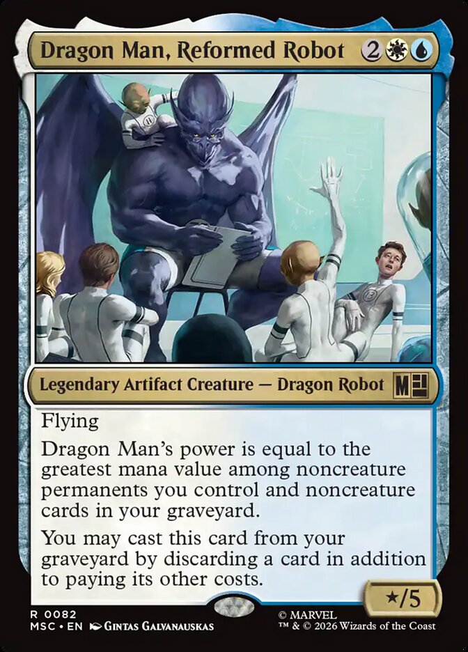 Dragon Man, Reformed Robot - Magic: The Gathering - MoxLand