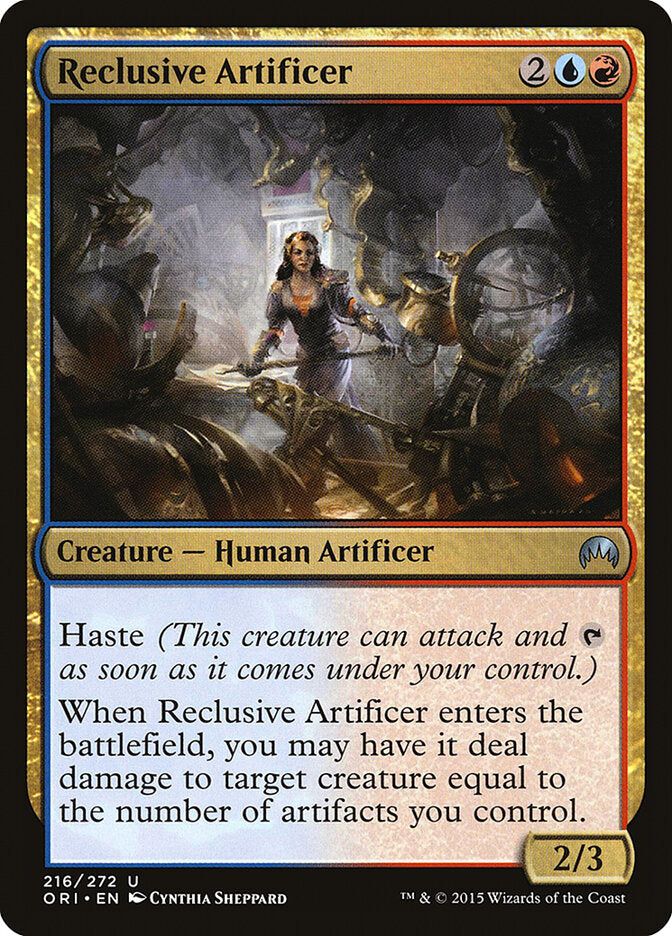 Artífice Eremita / Reclusive Artificer - Magic: The Gathering - MoxLand