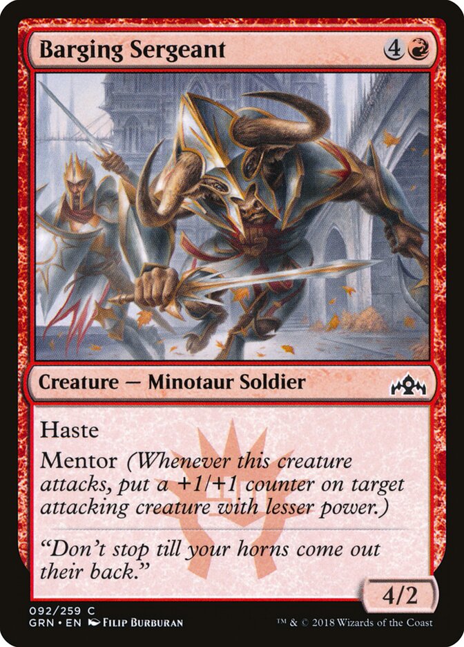 Sargento Cambaleante / Barging Sergeant - Magic: The Gathering - MoxLand