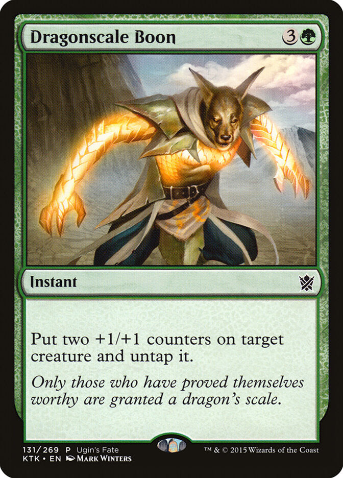 Dádiva da Escama do Dragão / Dragonscale Boon - Magic: The Gathering - MoxLand
