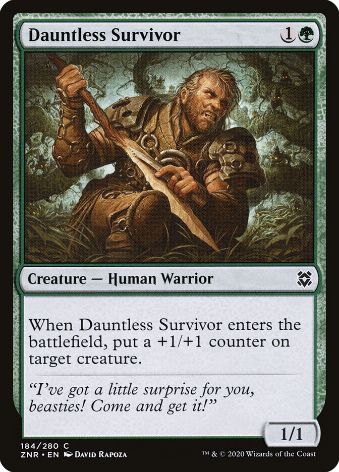 Sobrevivente Intrépido / Dauntless Survivor - Magic: The Gathering - MoxLand