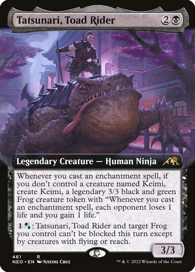 Tatsunari, Ginete de Sapo / Tatsunari, Toad Rider - Magic: The Gathering - MoxLand