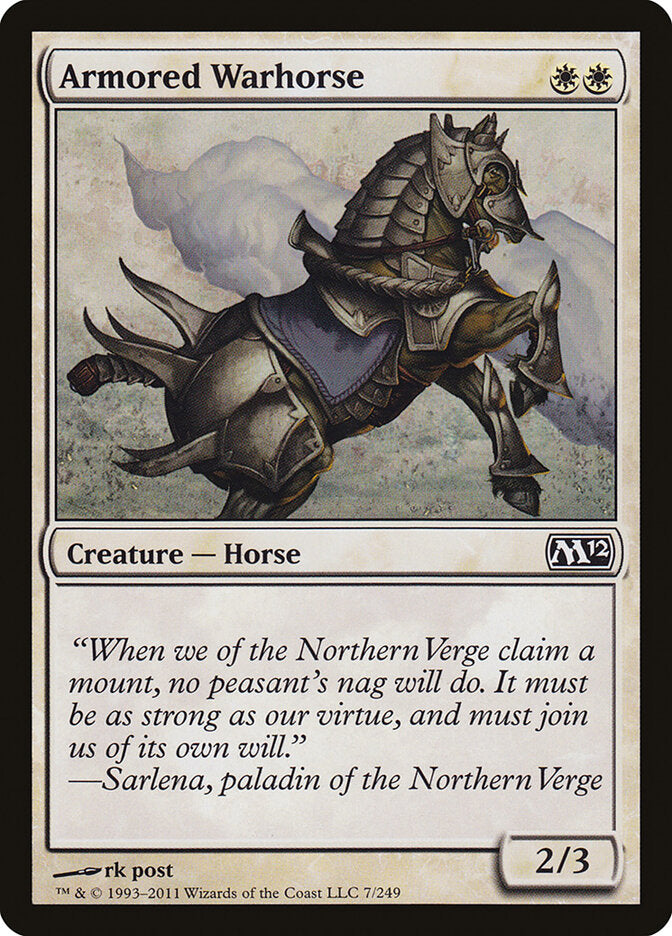 Cavalo de Guerra Blindado / Armored Warhorse - Magic: The Gathering - MoxLand