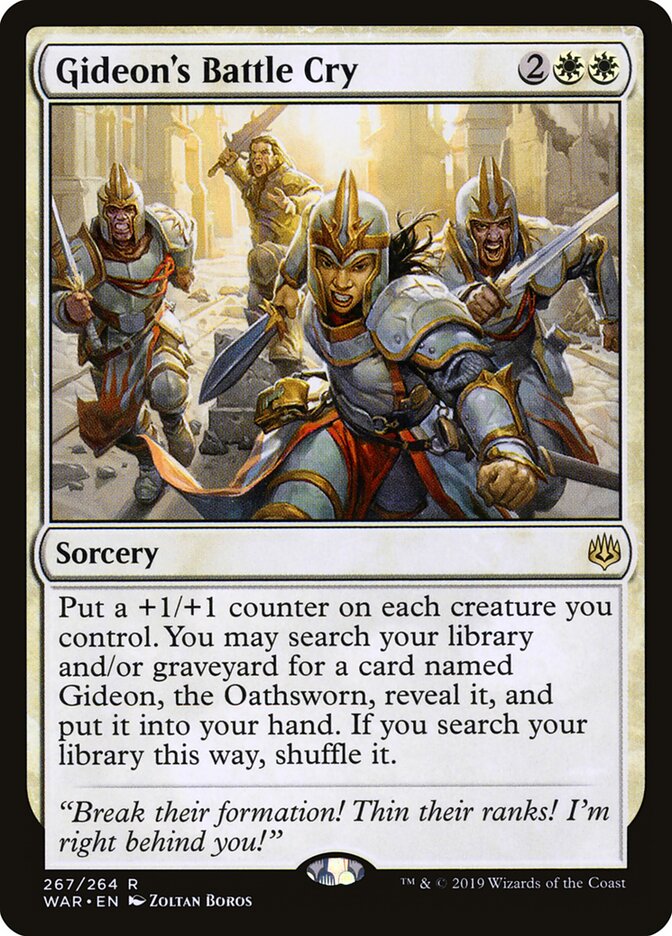 Grito de Guerra de Gideon / Gideon's Battle Cry - Magic: The Gathering - MoxLand