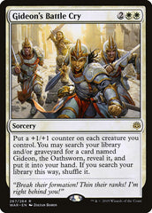 Grito de Guerra de Gideon / Gideon's Battle Cry - Magic: The Gathering - MoxLand