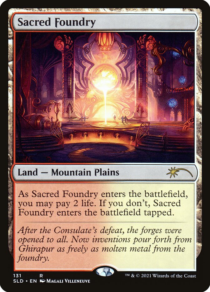 Fundição Sagrada / Sacred Foundry - Magic: The Gathering - MoxLand