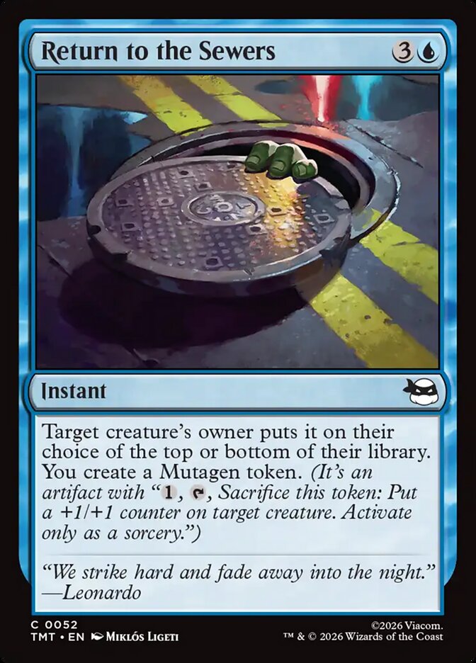 Return to the Sewers - Magic: The Gathering - MoxLand