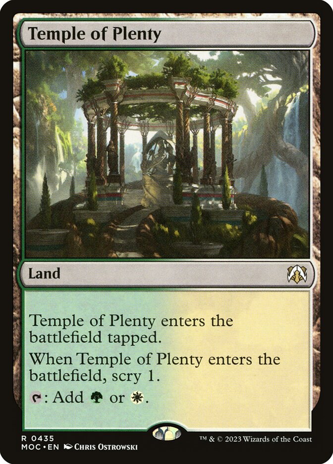 Templo da Fartura / Temple of Plenty - Magic: The Gathering - MoxLand