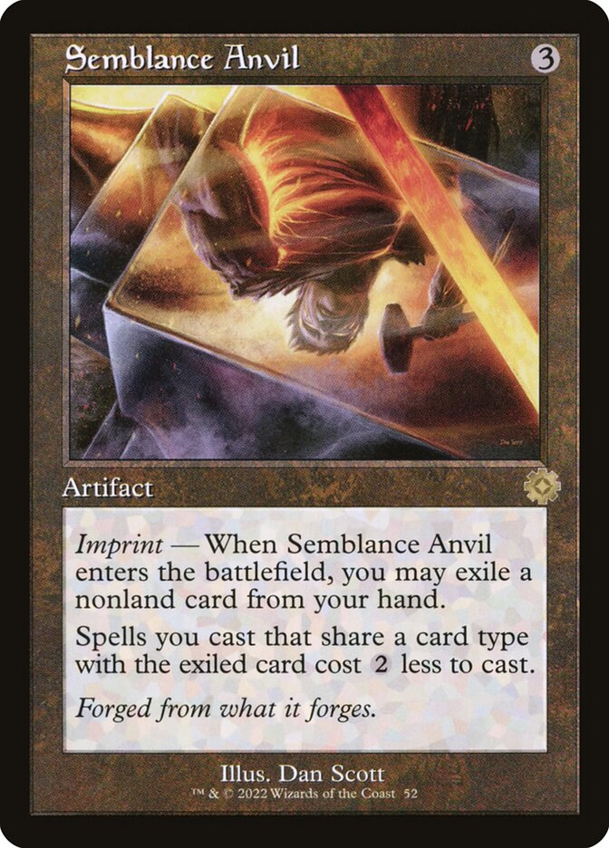 Bigorna da Semelhança / Semblance Anvil - Magic: The Gathering - MoxLand