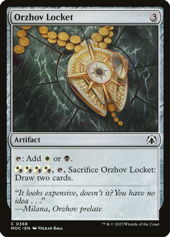 Medalhão Orzhov / Orzhov Locket - Magic: The Gathering - MoxLand