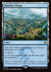 Mistrise Village - Magic: The Gathering - MoxLand