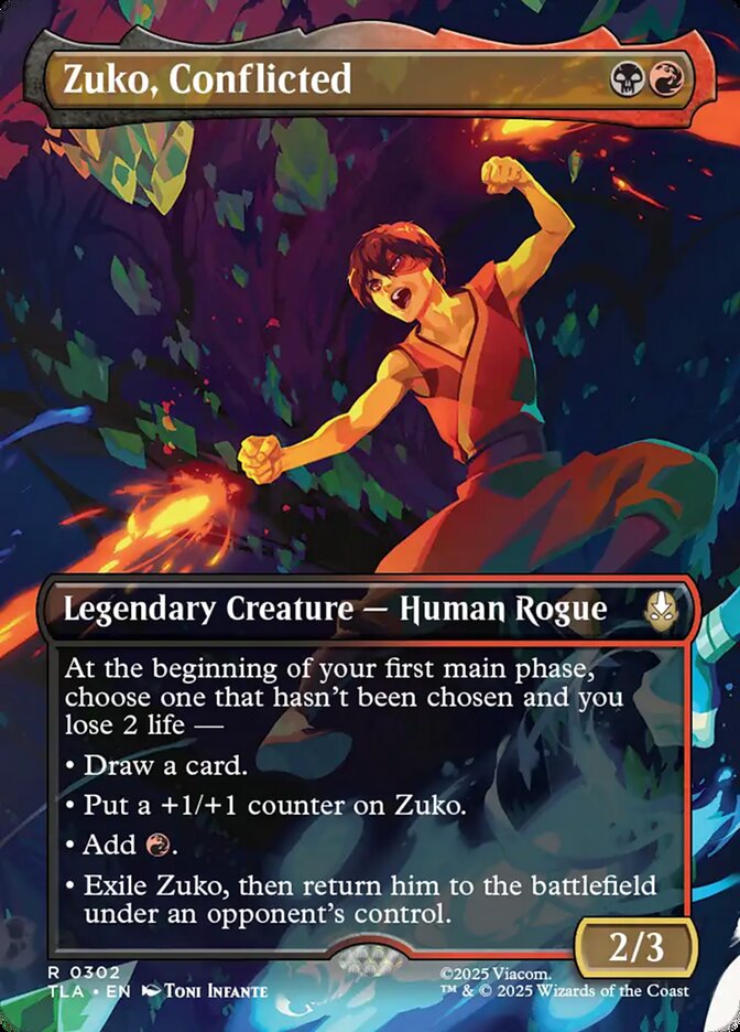 Zuko em Conflito / Zuko, Conflicted - Magic: The Gathering - MoxLand