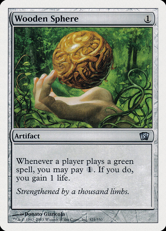 Esfera de Madeira / Wooden Sphere - Magic: The Gathering - MoxLand