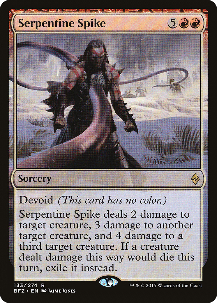 Espinho Serpenteante / Serpentine Spike - Magic: The Gathering - MoxLand