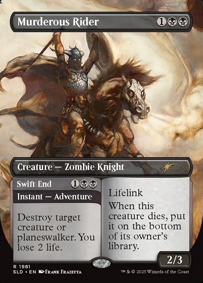 Murderous Rider / Swift End - Magic: The Gathering - MoxLand