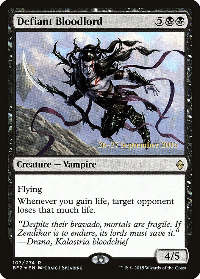 Senhor Vampiro Audaz / Defiant Bloodlord - Magic: The Gathering - MoxLand