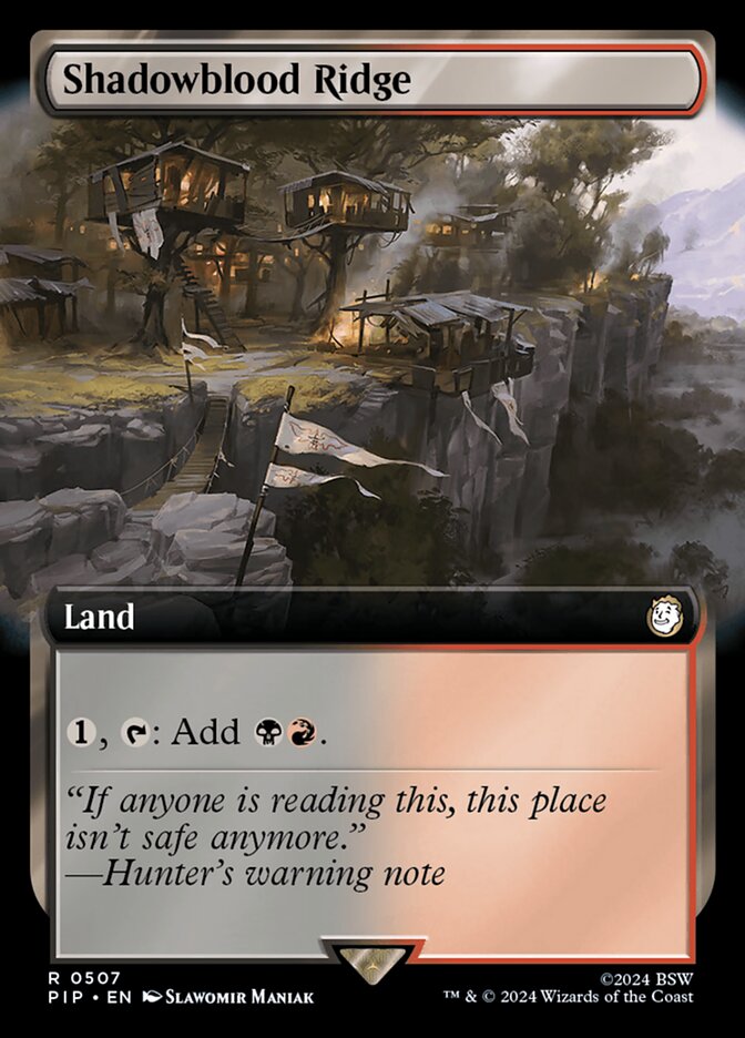 Serra de Sanguesombra / Shadowblood Ridge - Magic: The Gathering - MoxLand
