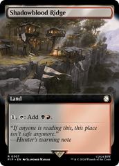 Serra de Sanguesombra / Shadowblood Ridge - Magic: The Gathering - MoxLand
