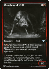 Lobo da Coleira Rúnica / Runebound Wolf - Magic: The Gathering - MoxLand