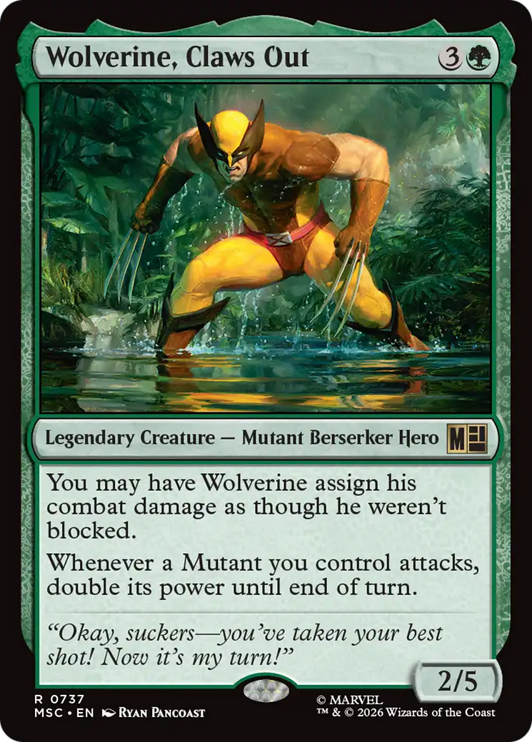 Wolverine, Claws Out - Magic: The Gathering - MoxLand